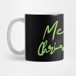 Merry Christmas Fun Neon Mug